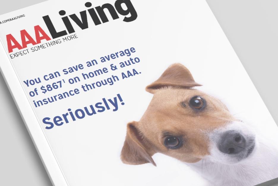 Cover of AAA Living Magazine