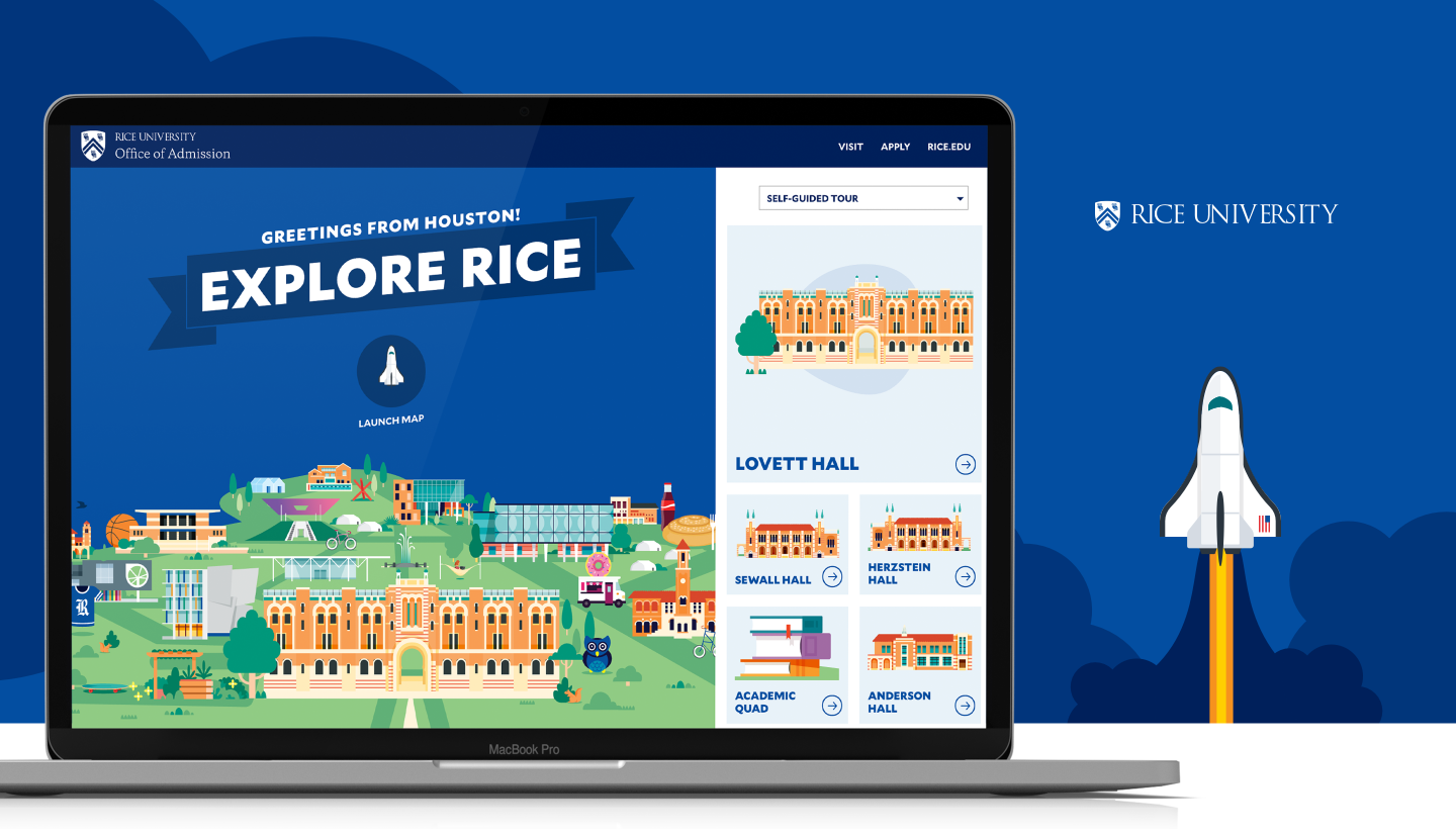 Desktop screenshot of the virtual tour
