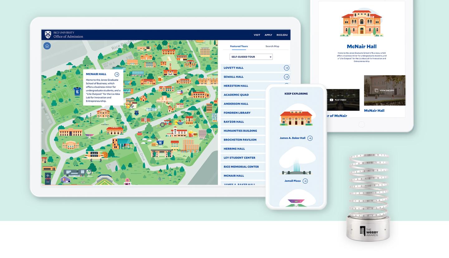 responsive virtual tour screenshots and devices