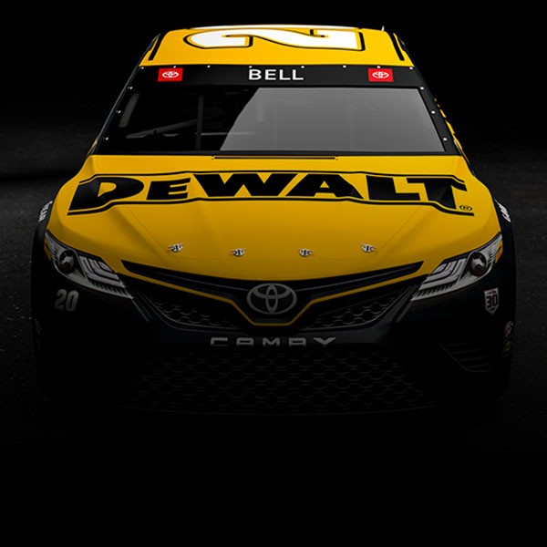 Image of a DeWalt NASCAR car