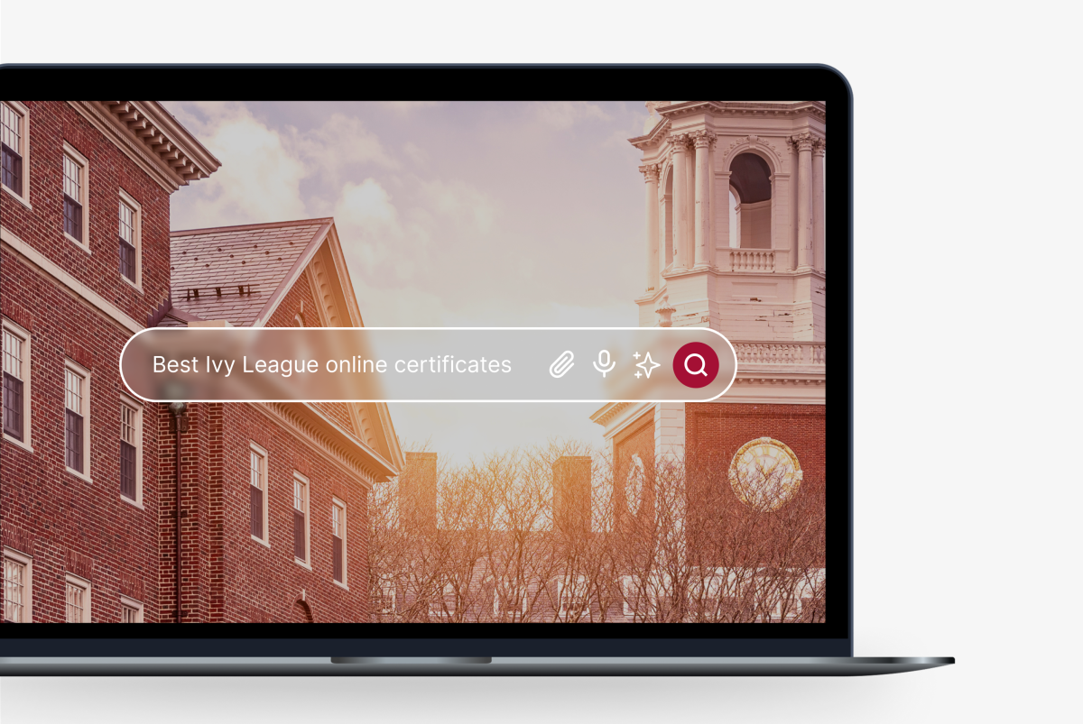laptop mockup with smart search field for performance marketing